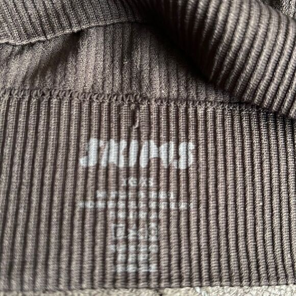 SKIMS SCOOP NECK BRALETTE RIBBED SOOT Size XXS/XS New - Picture 3 of 5